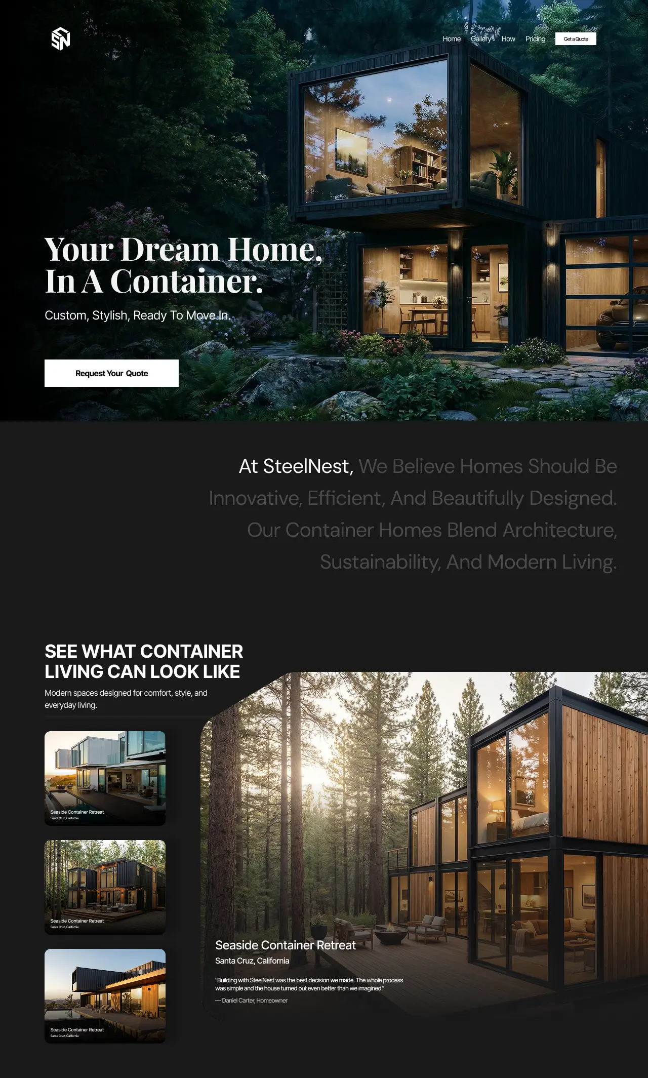 Ceyonra web design project preview 4
